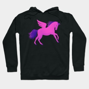 Purple Pink Unicorn, Mythical Creature Hoodie